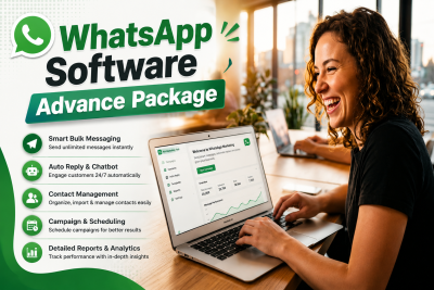 WhatsApp Software Advance Package Valid for 1 Year